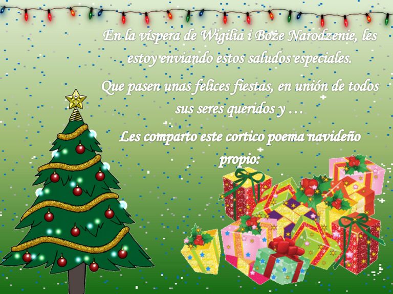 Saludos Navideños 2021 y Poema Navideño