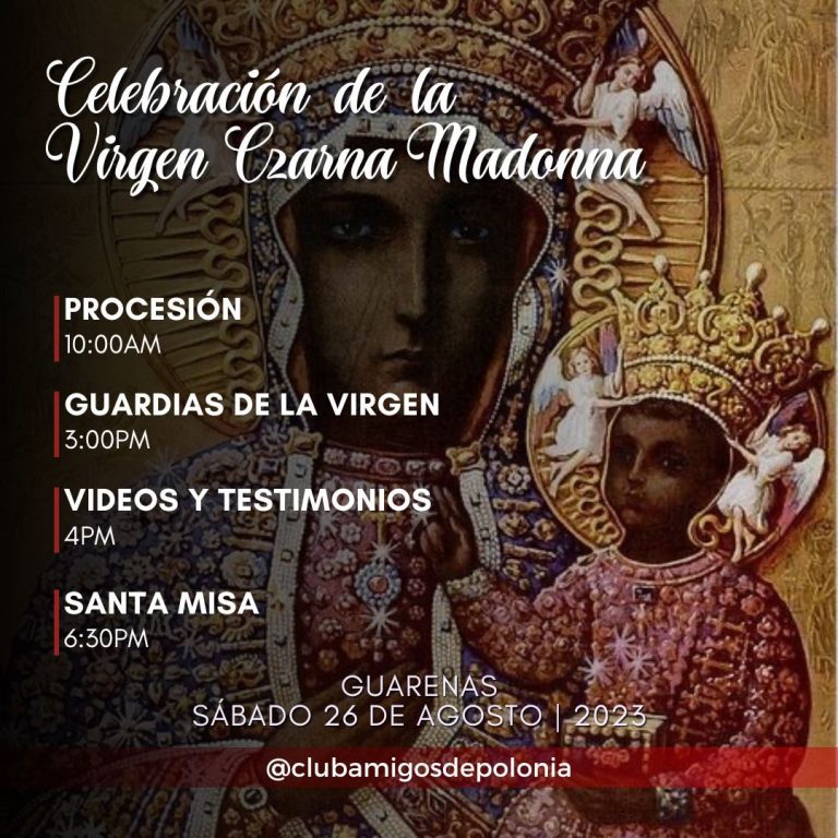 Celebración de Czarna Madonna en Guarenas